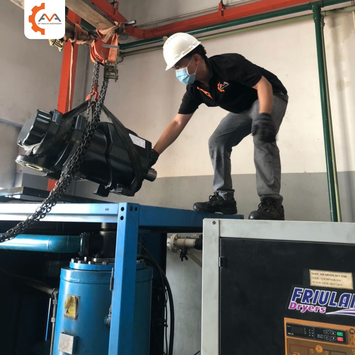 Maintenance, repair & replacement of air compressors