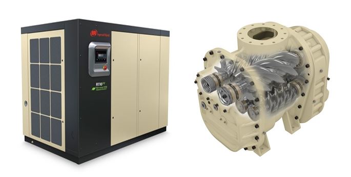 Máy nén trục vít quay VSD 90-160 kW (R-Series)  của Ingersoll Rand