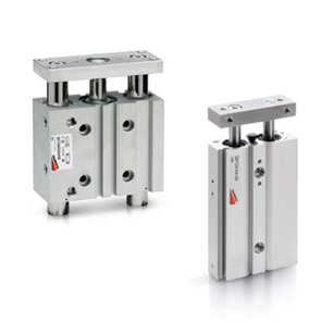 Guided cylinders