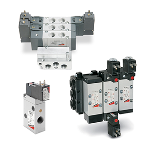 Solenoid, pneumatic and manifold valves