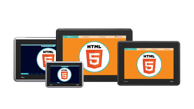 X2 Web - HMI panels with built-in HTML5 web client