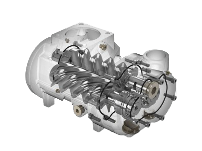 Cấu tạo máy nén khí trục vít