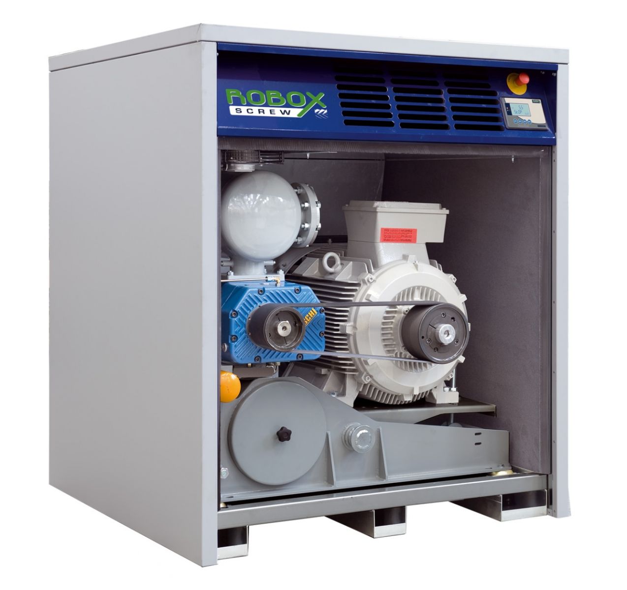 máy thổi trục vít