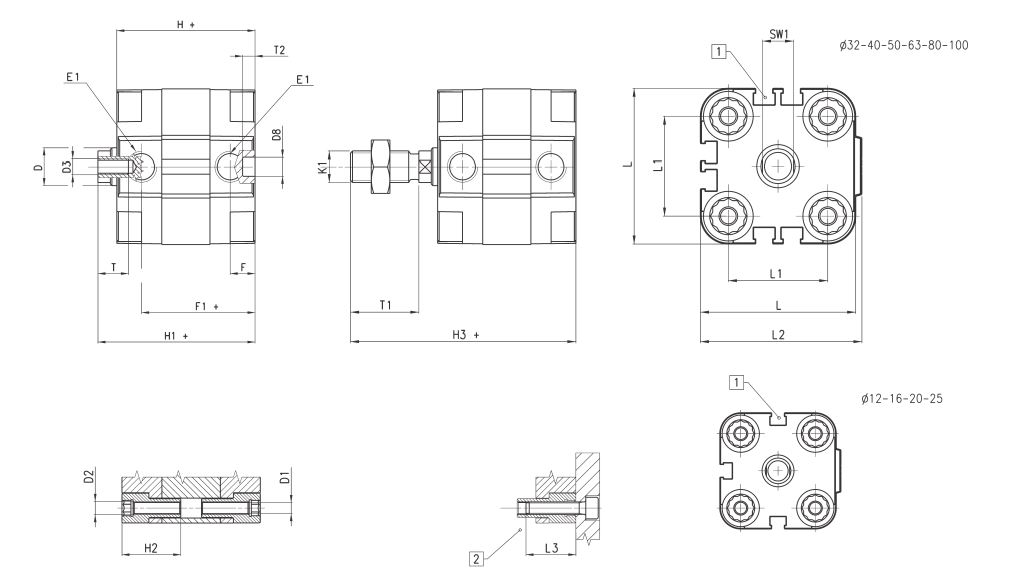 xi lanh khí nén series 31