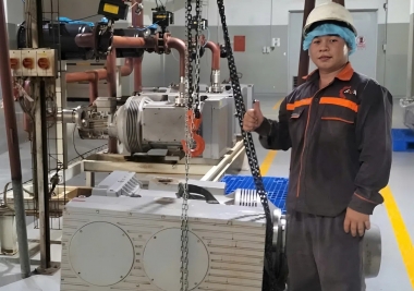 Overhaul and Installation of a VCS500 Vacuum Pump for a Coffee Manufacturing Enterprise